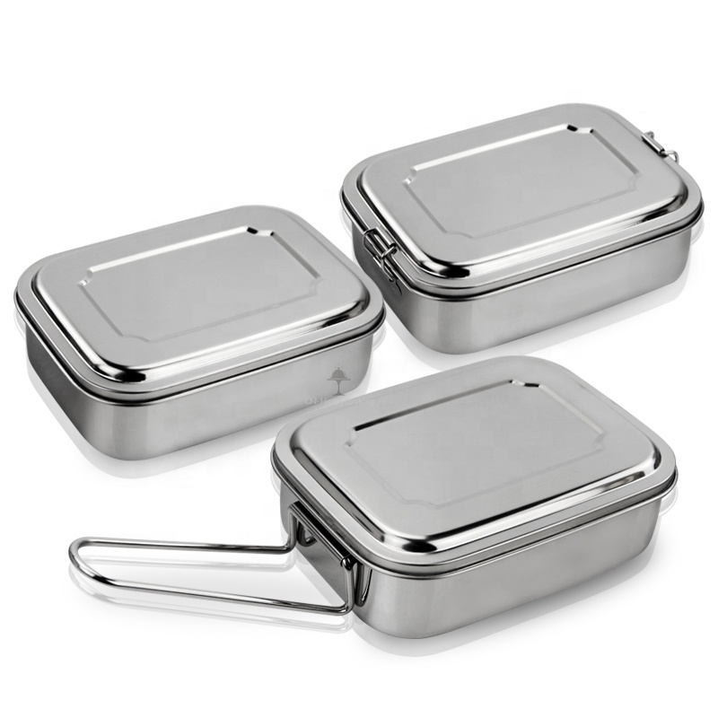 Reusable stainless steel metal food storage | Food Container Manufacturer